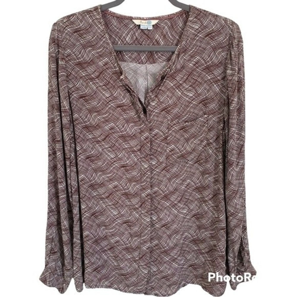 Boden Gwyneth Blouse Abstract Print